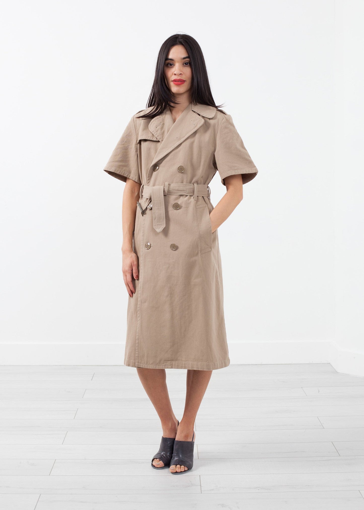 Rolled Sleeve Trenchcoat