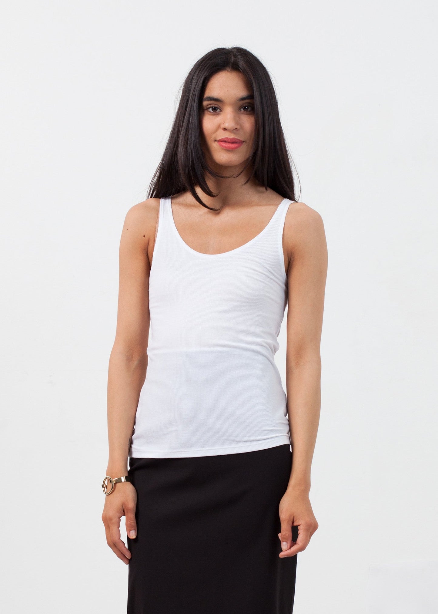 Feather Ribbed Tank