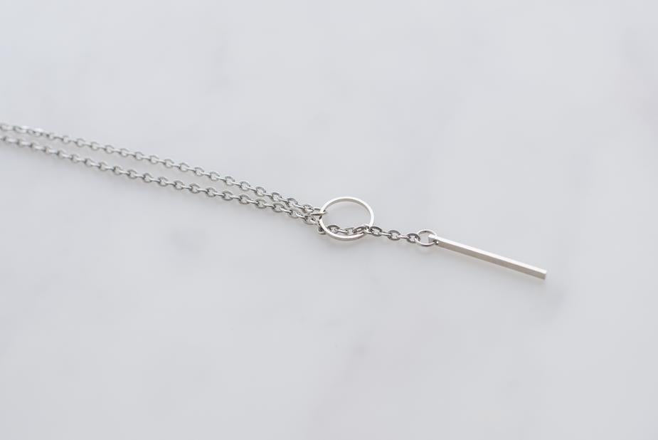 Silver Threader Necklace - wpdevshop